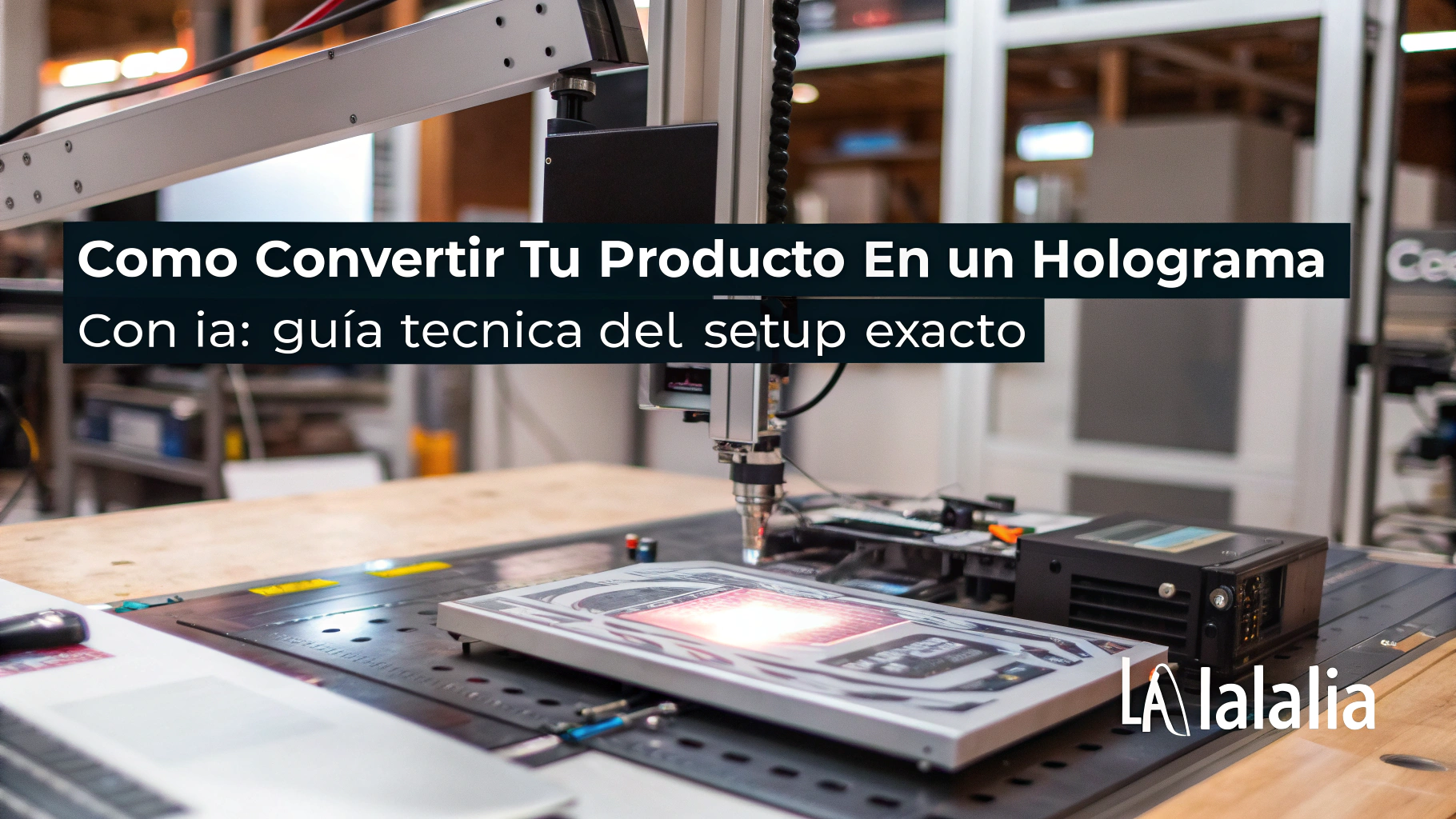Cómo convertir tu producto en un holograma con IA: guía técnica del setup exacto