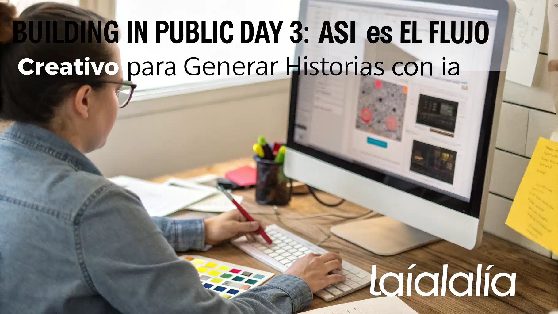 Building in Public - Day 3: Así es el flujo creativo para generar historias con IA