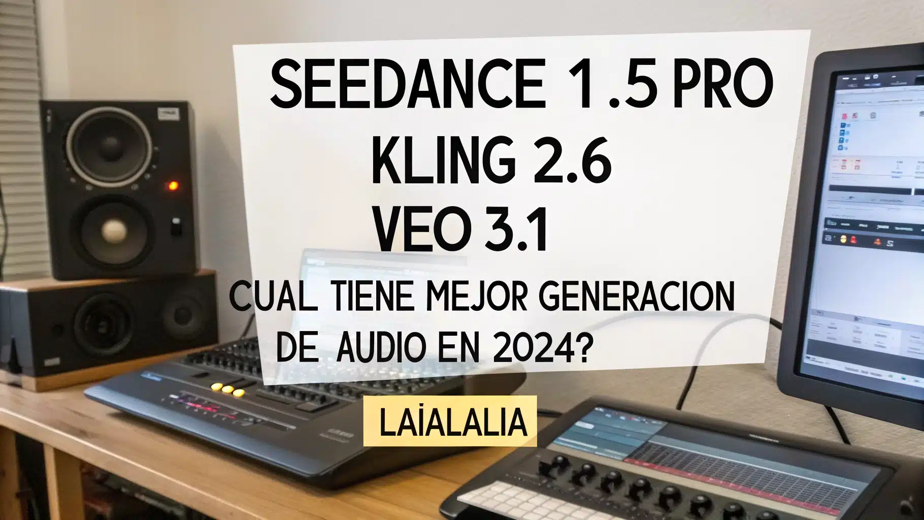 Seedance 1.5 Pro vs Kling 2.6 vs Veo 3.1: ¿Cuál tiene mejor generación de audio en 2024?